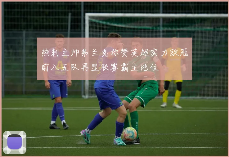 热刺主帅弗兰克称赞英超实力欧冠前八五队再显联赛霸主地位